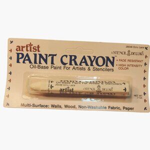 Artist Paint Crayon Ecru Lace Oil Base Artist Stenciler 26548